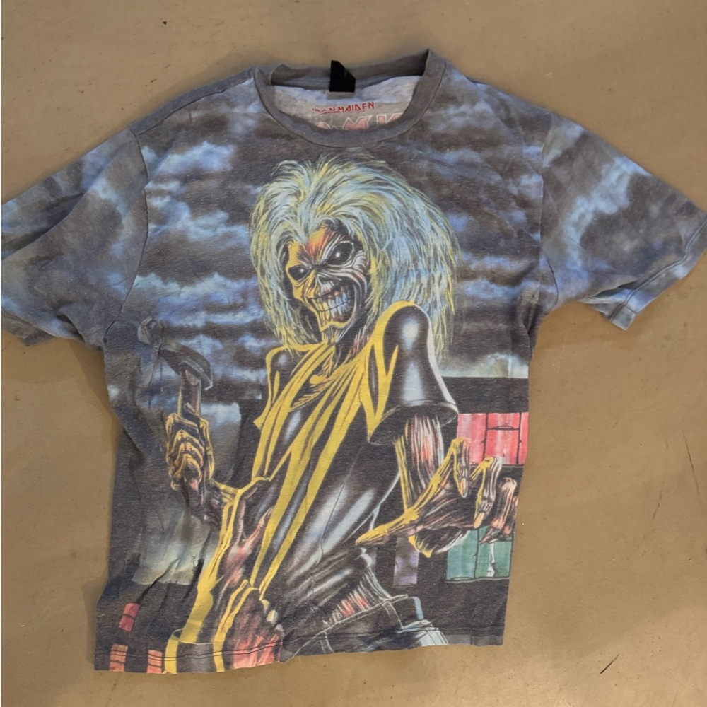 Urban Outfitters Crop Tee Iron Maiden